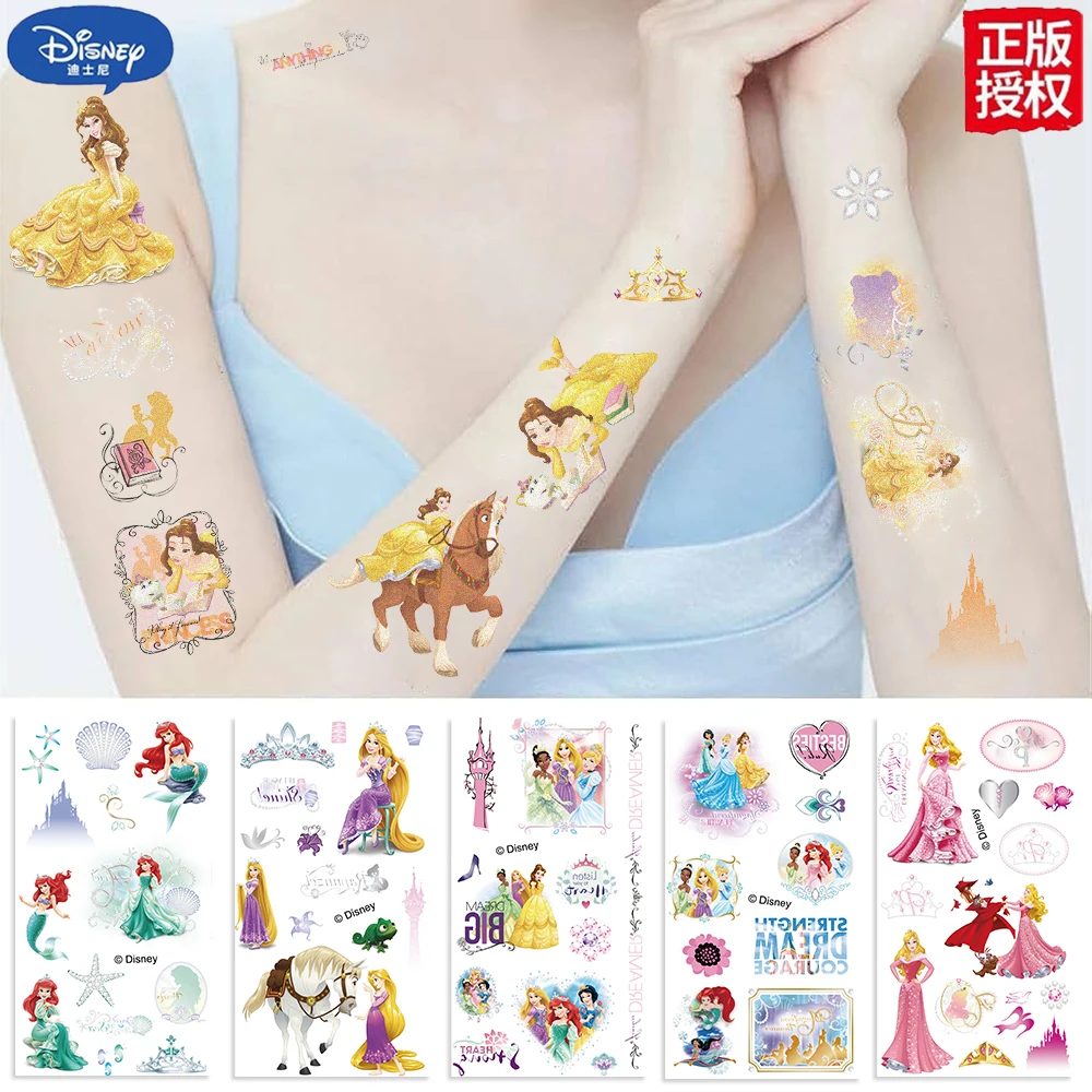 10ชิ้นลายสัก Frozen สำหรับเด็ก, สติกเกอร์รอยสักชั่วคราวสำหรับเป็นของขวัญตลกวันเกิดสำหรับเด็ก