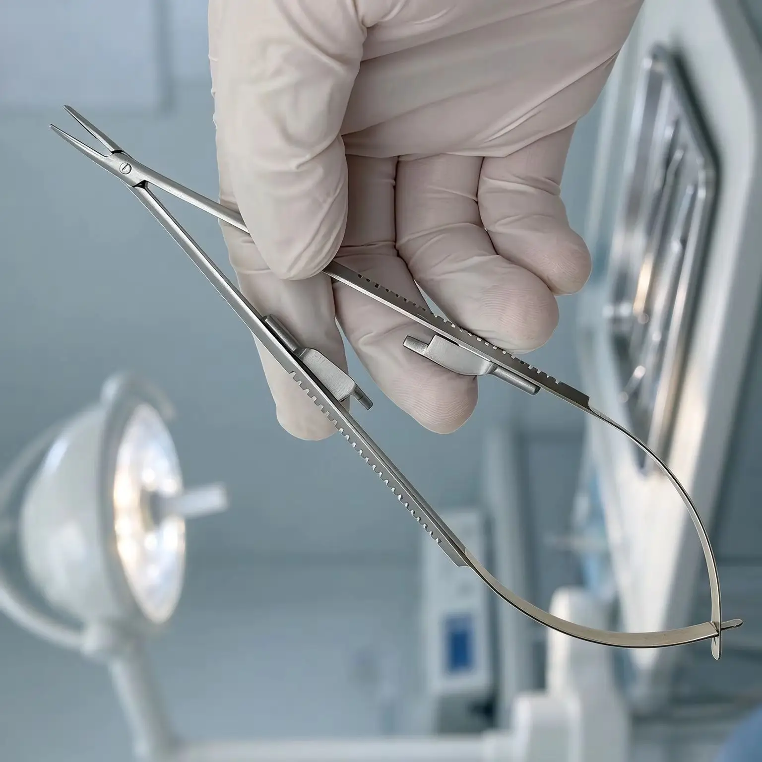 18cm Castroviejo Needle Holder Dental Surgical Scissors Orthodontic Implant Forceps Tweezers Dentistry Surgical Instruments