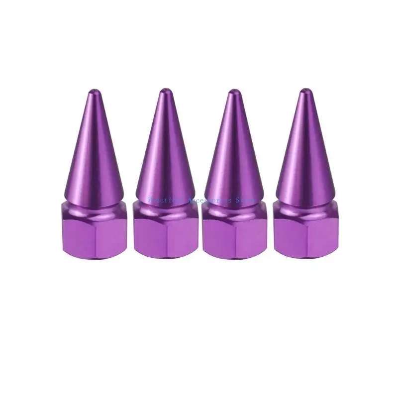 

U75E Spiked Universal Tire Valves Caps Dustproof Waterproof for Car SUV Trucks