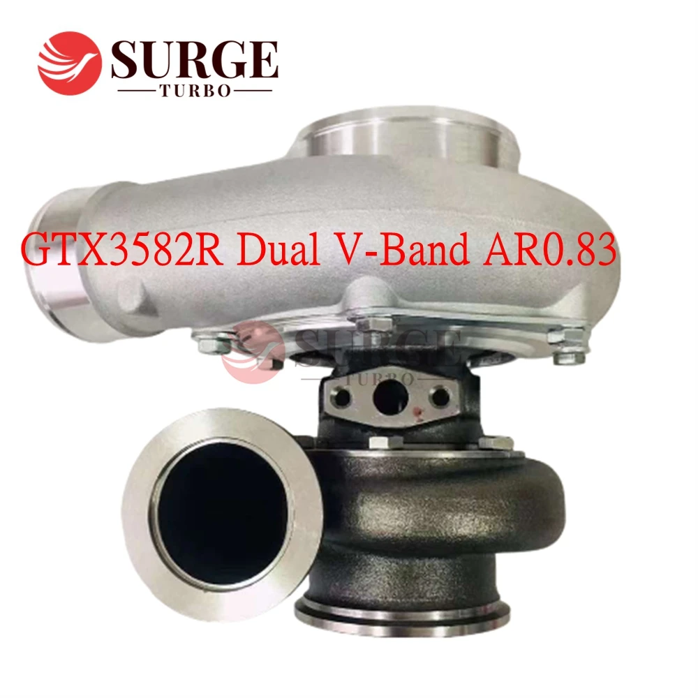

GTX-Series GTX3582R GEN2 Dual V-band 0.83AR Turbo 851154-5004S Ceramic Dual Ball Bearing Turbocharger for Garrett Performance