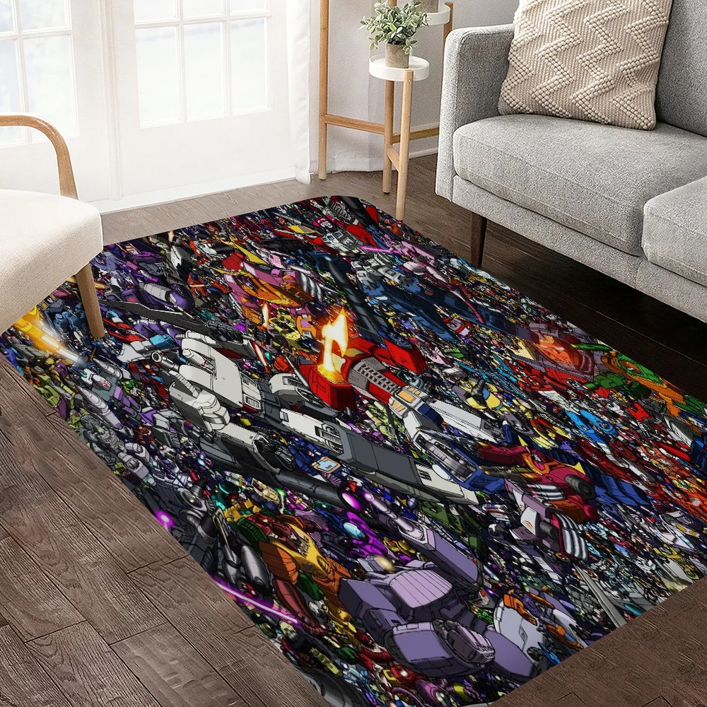 Cartoon T-Transformers Autobots Bathroom Mat Anti-slip Absorb Water Long Strip Cushion Bedroon Mat Welcome Doormat