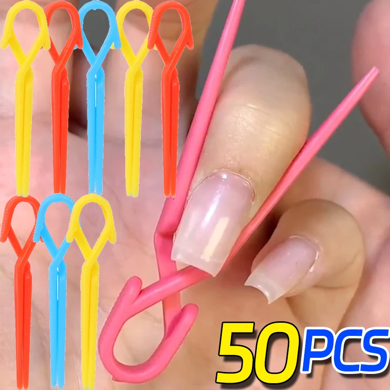 Mixed Color Nail Clip Set Manicure Tools To Prevent Leakage of Nail Art Coloring Protection Clips Manicure Nail Protection Tools