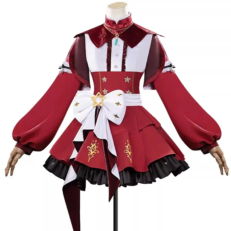 COS-HoHo Umamusume: Pretty Derby Red Desire Finals Suit Prachtige jurk Uniform Cosplay Kostuum Halloween Party Rollenspel Outfit - afbeelding 2
