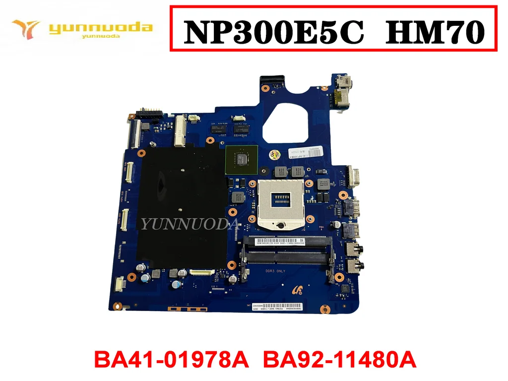 

BA41-01978A для Samsung NP300E5C, материнская плата для ноутбука NP300E5C HM70 BA92-11480A, протестирована, хорошая, бесплатная доставка