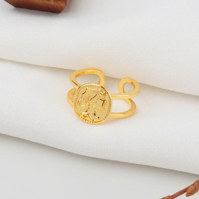925 Sterling Silver Creative Geometric Irregular Open Index Finger Ring Trend Korean Fine Jewelry Accessories