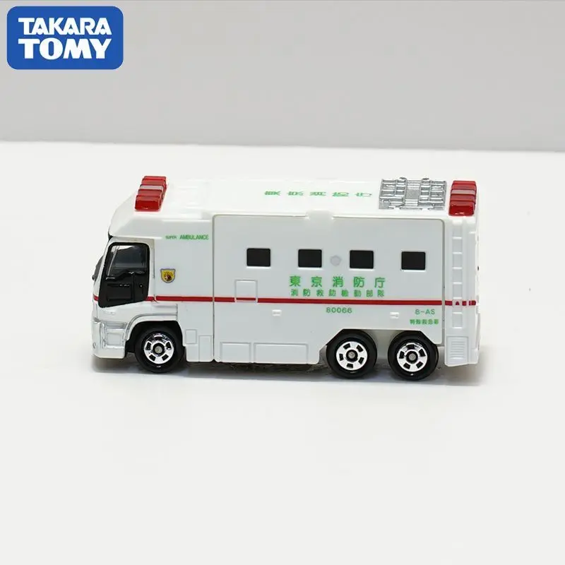 Takara Tomy Tomica NO.116 Departamento de Bomberos móvil simulación coche en miniatura de aleación juguete colección para adultos juguetes regalos de cumpleaños para niños