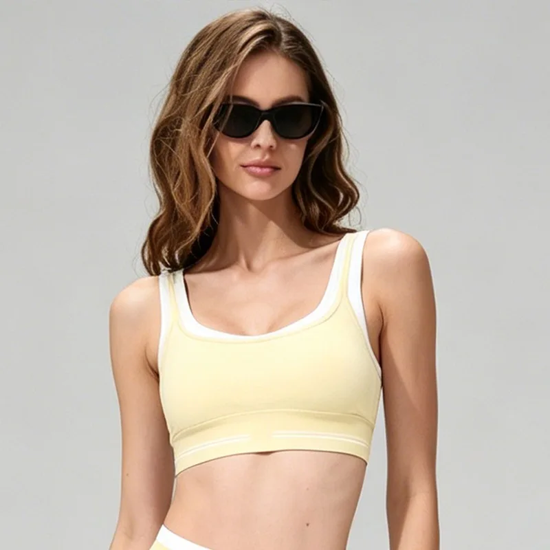 Breathable 2pcs Sweat Suit Breathable Sports Bra Crop Tops with High Waist Mini Skirts Yoga Tennis Running Golf Fitness Outfits