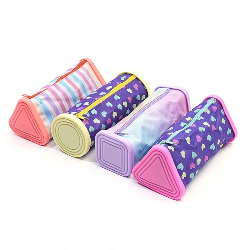 F3ma 2 pçs leve wight lápis caso compartimento caneta bolsas multiuso caso caneta saco lápis viagem saco