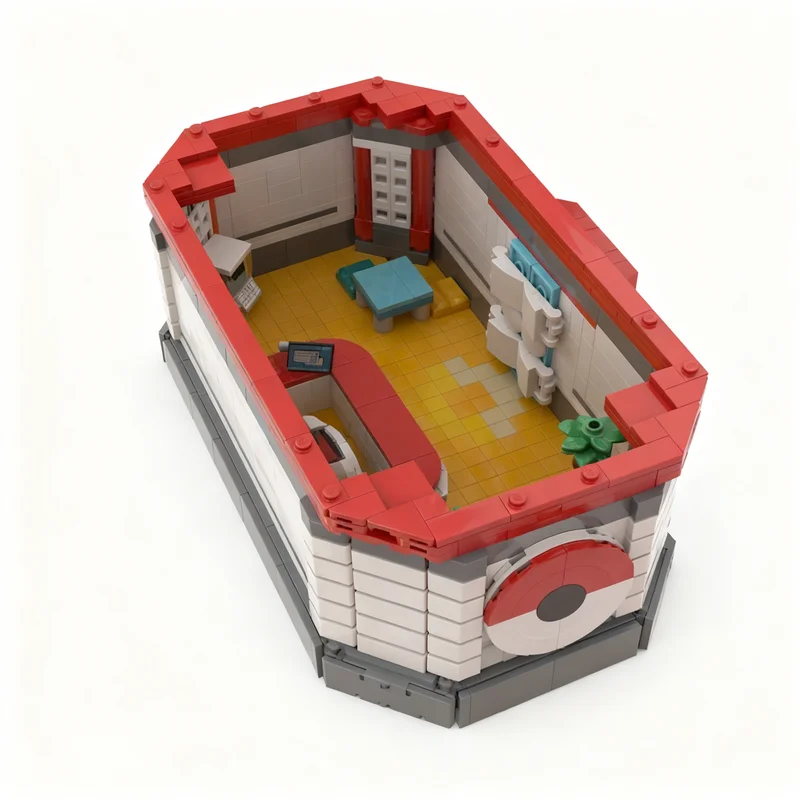1501pcs MOC Pocket Monster Center Model Building Blocks Construction Toy Christmas Gifts DIY Creative Idea Education Birthday