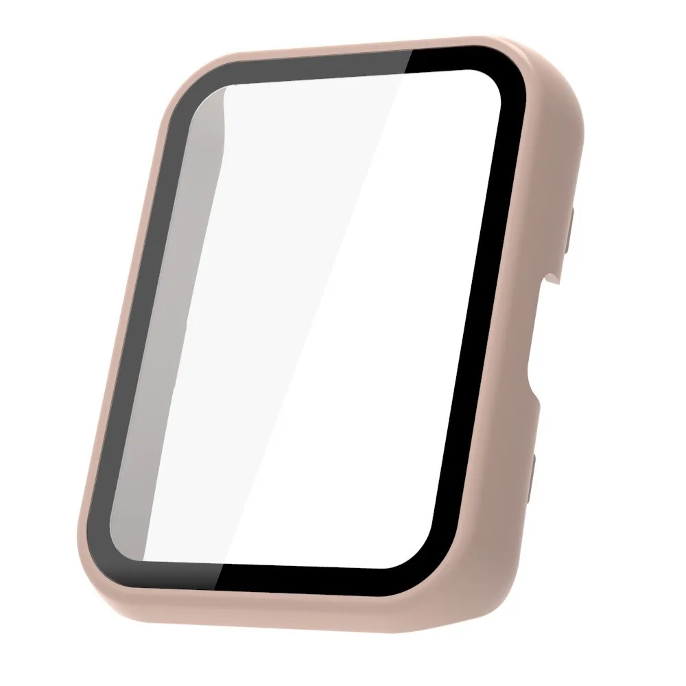 PC+Glass Watch Protective Case Hard Full Coverage PC Shell Anti Scratch and Rubbing Lightweight for Huawei watch fit2