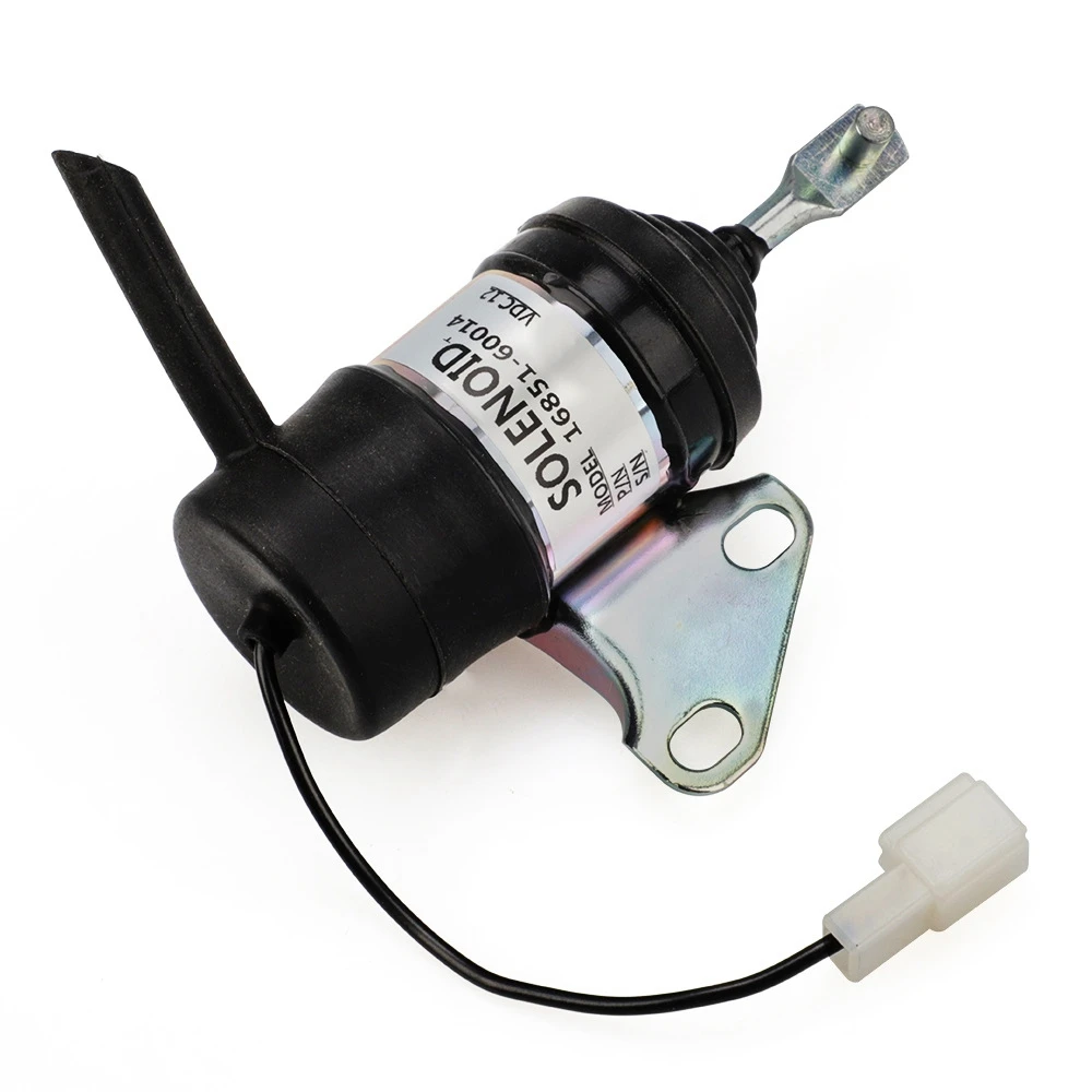AMEXIAOXU Fuel Stop Solenoid Power-Off Valve For Kubota Mower Tractor Excavator RTV RTV900 16851-60014 052600-4530
