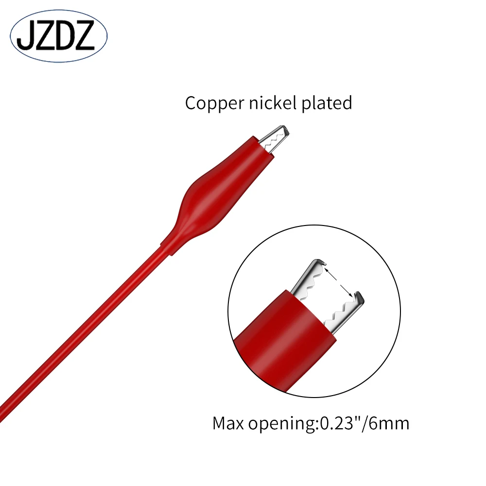 JZDZ Multimeter Test Lead Kit Alligator Clips to 4MM Banana Plug Test Probe Kit Electrical Test Tools 20pcs 25pcs 8006