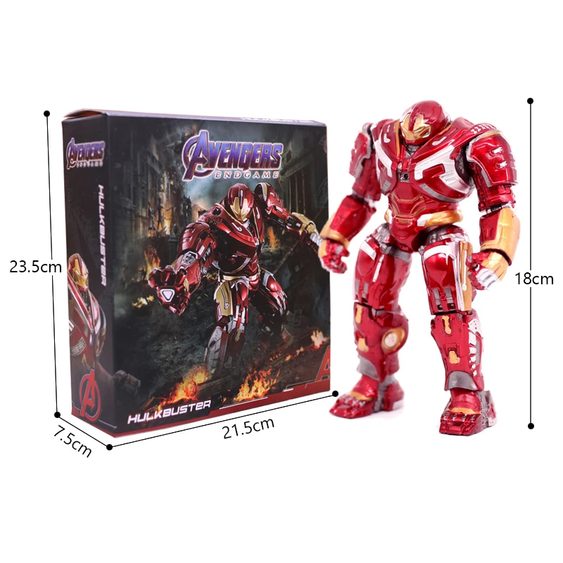 Marvel Infinity War Superhero Iron Man Hulkbuster Hulk Buster Action Figure Collection Doll Christmas Gift Toys For Boy Children