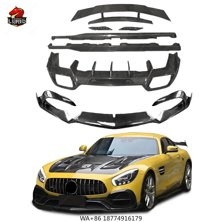 

Black Carbon Fiber Body Kit for GT GTS Upgrade to RZ Style Bodykit