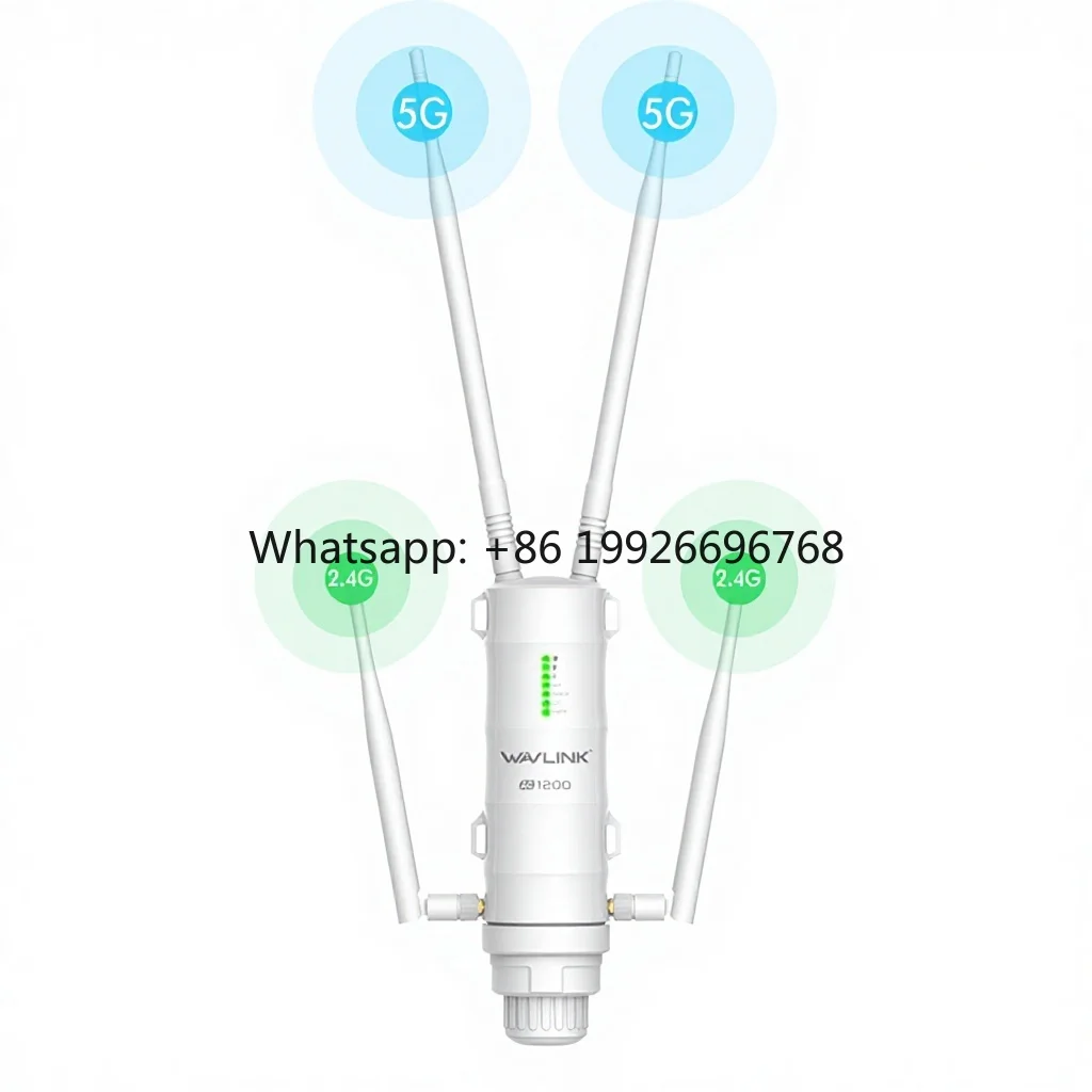 Outdoor AC1200M 802.11ac Dual-Band High-Power Wireless AP Router