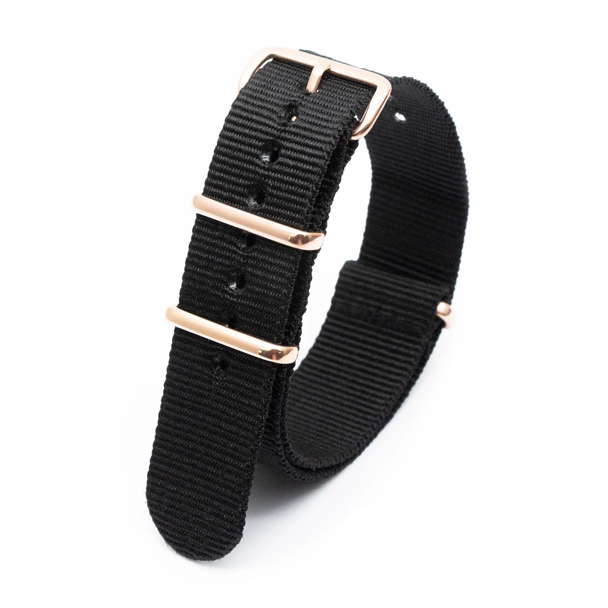 Nylon Strap Gold Buckle Integrated Replacement Strap Color Sports Strap 18Mm 20Mm 22Mm 24Mm Suitable for Samsung Huawei