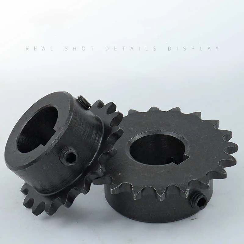 Finished Bore Keyway Single Strand Boss Sprocket 04C 25H 2-Pitch 12T/14T/15T/16T/17T/18T/20T/25T/30T Bore10-15mm Keyway4/5