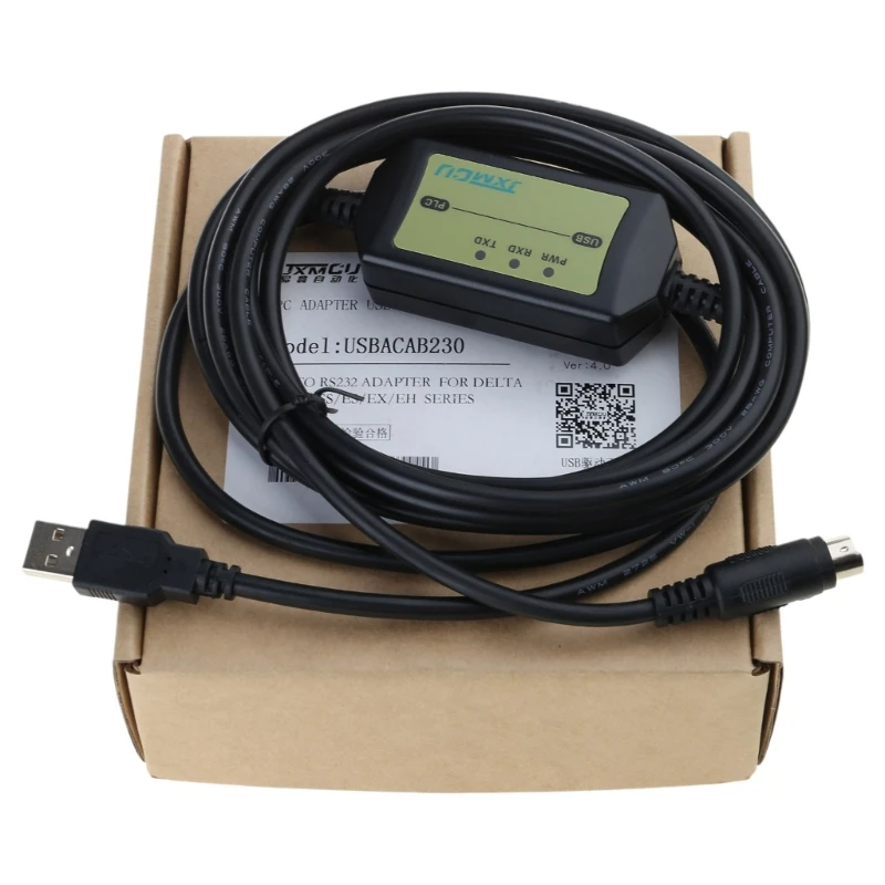 PLC Programming Cable for USB-DVP ES EX EH EC SE SV SS Series Cable for Delta USB-ACAB230 Programming Cable