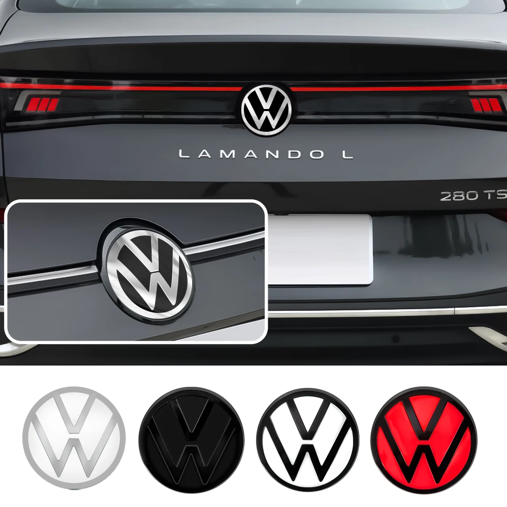 

3D Car logo Front Grille Emblem Trunk Replace Cover Sticker for For Volkswagen VW Polo T-ROC Golf8 MK8 Passat Variant Arten CC