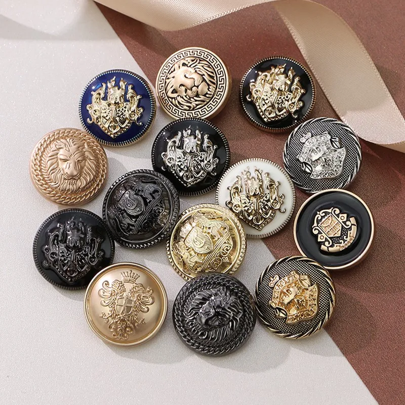 

High-End Cashmere Button Large Size Vintage Coat Button Clothing Decoration Accessories Women's Button for Open Cardigan Sweater