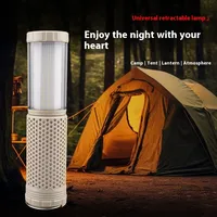 Outdoor Retractable Camping Light Multi-Functional Portable Retractable Light Long Battery Life Highlight