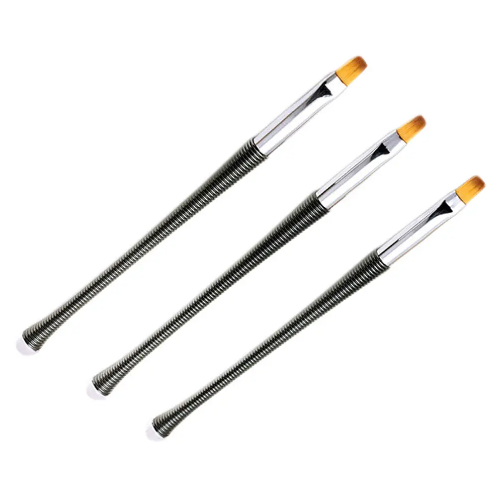 

Набор из 3-х кистей для дизайна ногтей: профессиональные и домашние инструменты для УФ-геля, рисования линий, узоров, цветов, для DIY-маникюра