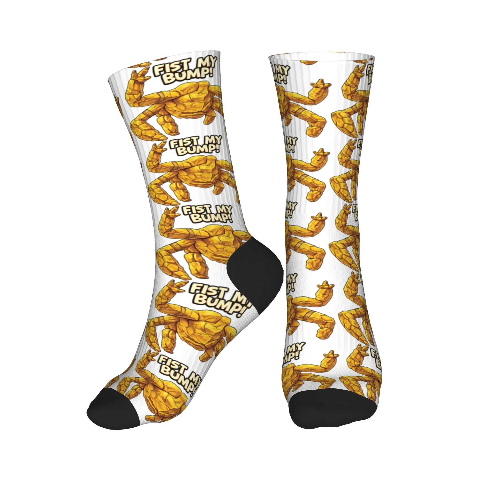 Funny Project Hail Mary Rocky Fist My Bump Art Socks Winter Stockings Novelty Men Soft Socks Outdoor Sports Non Slip Socks