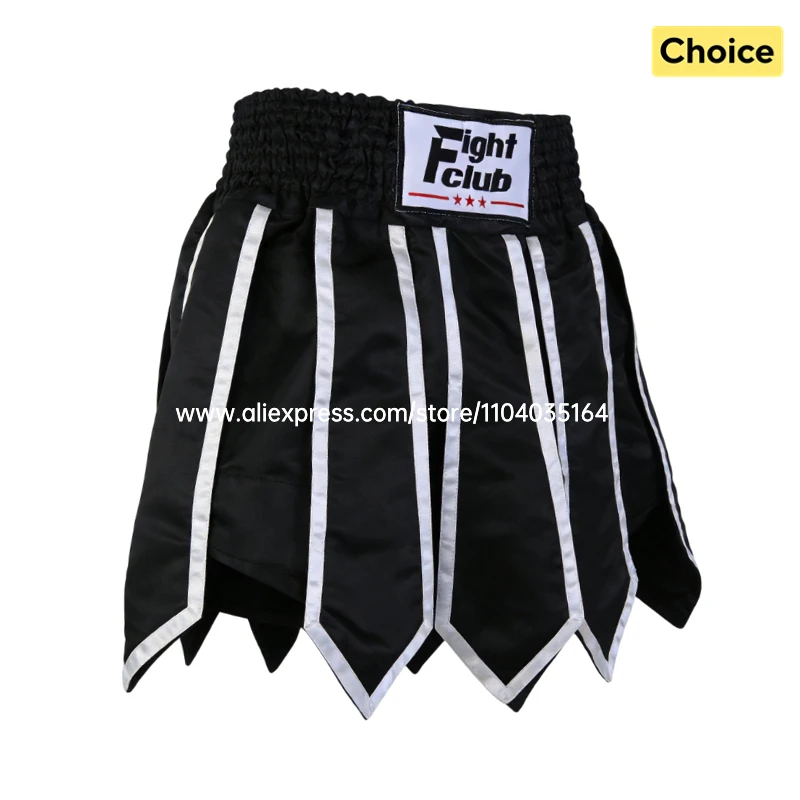 Unisex Satin Muay Thai Shorts Gladiator Kickboxing Hosen MMA Boxshorts für Kampfsport Kampfkunst Training Wettkampf