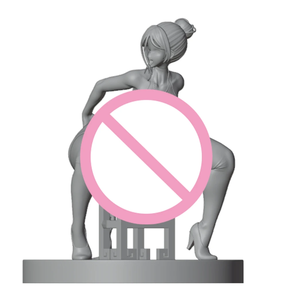 1:24 سيدة جميلة NSFW ثلاثية الأبعاد نموذج مطبوع الراتنج غير مصبوغ نموذج لجسم عدة مصغرة المرآب Gk أطقم المفككة لتقوم بها بنفسك لعبة #6