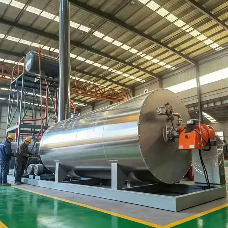 Industrial 500kw 600kw automatic horizontal/vertical heat transfer oil heater boiler low pressure asphalt heating steam/fuel