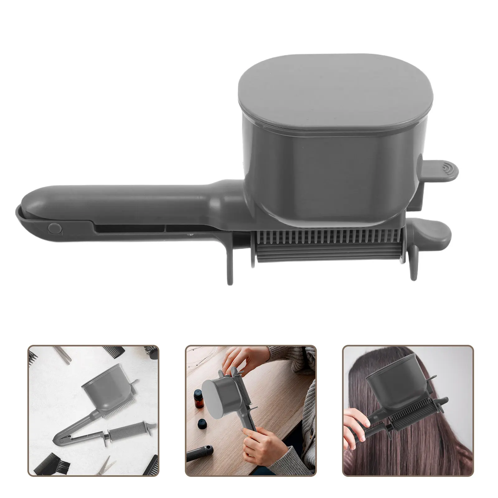 

Hair Dye Root Comb Semi-Automatic Multi-Functional Roller Teeth Brush for Precise Application Hair Dye Accessories