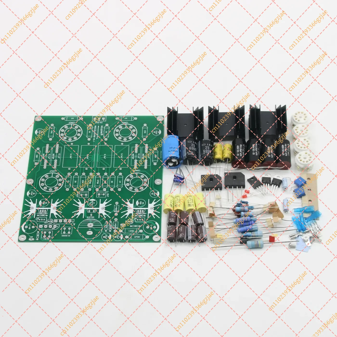 Tube Stereo Preamplifier Board HiFi Audio Preamp Circuit DIY Kit