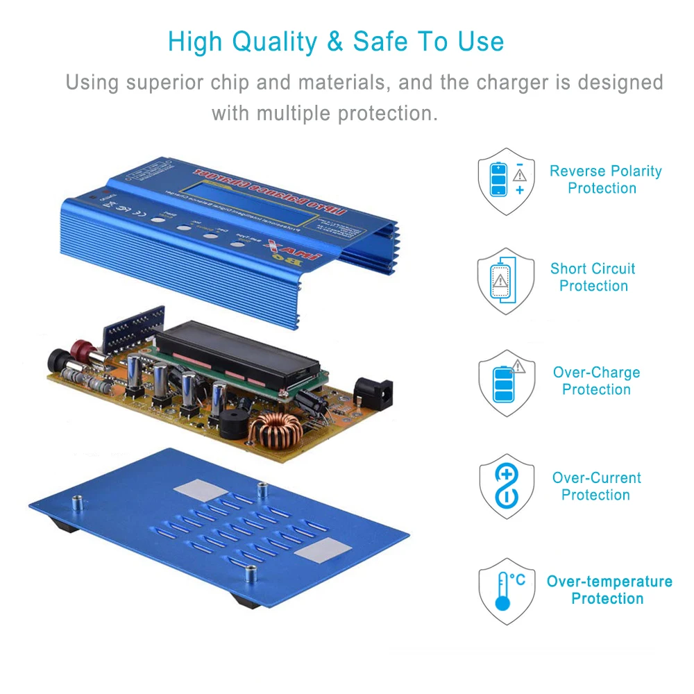Imax b6 80W Lipo Charger For NiMh Li-ion Ni-Cd Lipo Battery Balance Charger Discharger+15V 6A Power Supply Adapter Charging