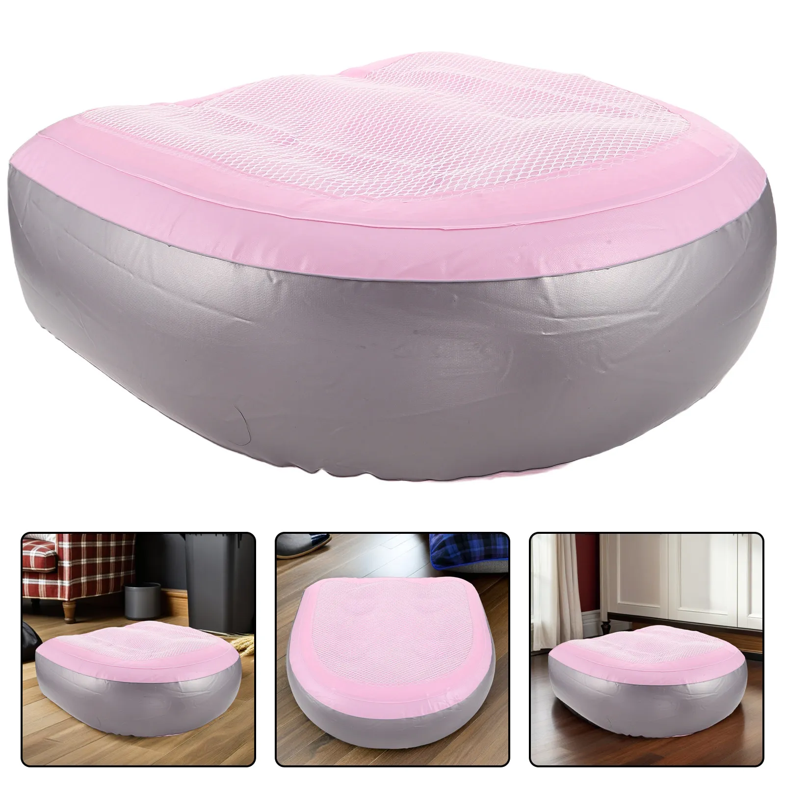 Inflatable Hot Tub Booster Seat with Non-Slip Suction Cups – Water-Filled Massage Spa Cushion