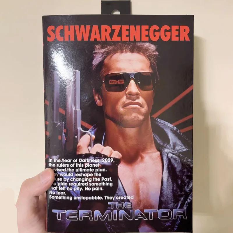 

NECA 51911 Фигурка Терминатора T800, фигурка Шварценеггера, аниме, фигурки, Коллекционная модель, кукла, орнамент, оригинальный подарок