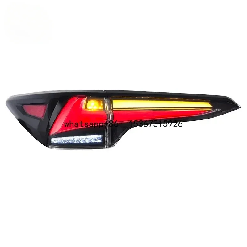 MRD for Toyota Fortuner 2017+ Taillight LED Rear Tail Lamp Stop Light Modified Refit Model Clear and Smokey Housing