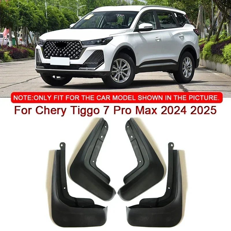 

For Chery Tiggo 7 Pro Max 2024 2025 Car Styling ABS Car Mud Flaps Splash Guard Mudguards MudFlaps Front Rear Fender Accessories
