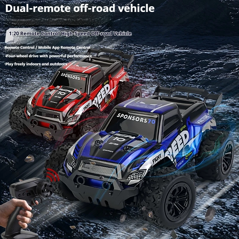 Generic 2.4g 4wd 1:20 Scale Rc Car High Speed Off Road Climbing Remote Control Truck For Adults Indoor Outdoor 2026 New Model