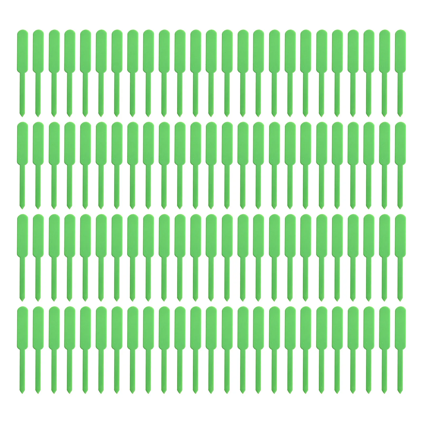 100pcs Plastic Plant Tags Reusable Garden Plant Labels Green Pink Tags Nursery Markers Flower Pots Labels Garden Tools