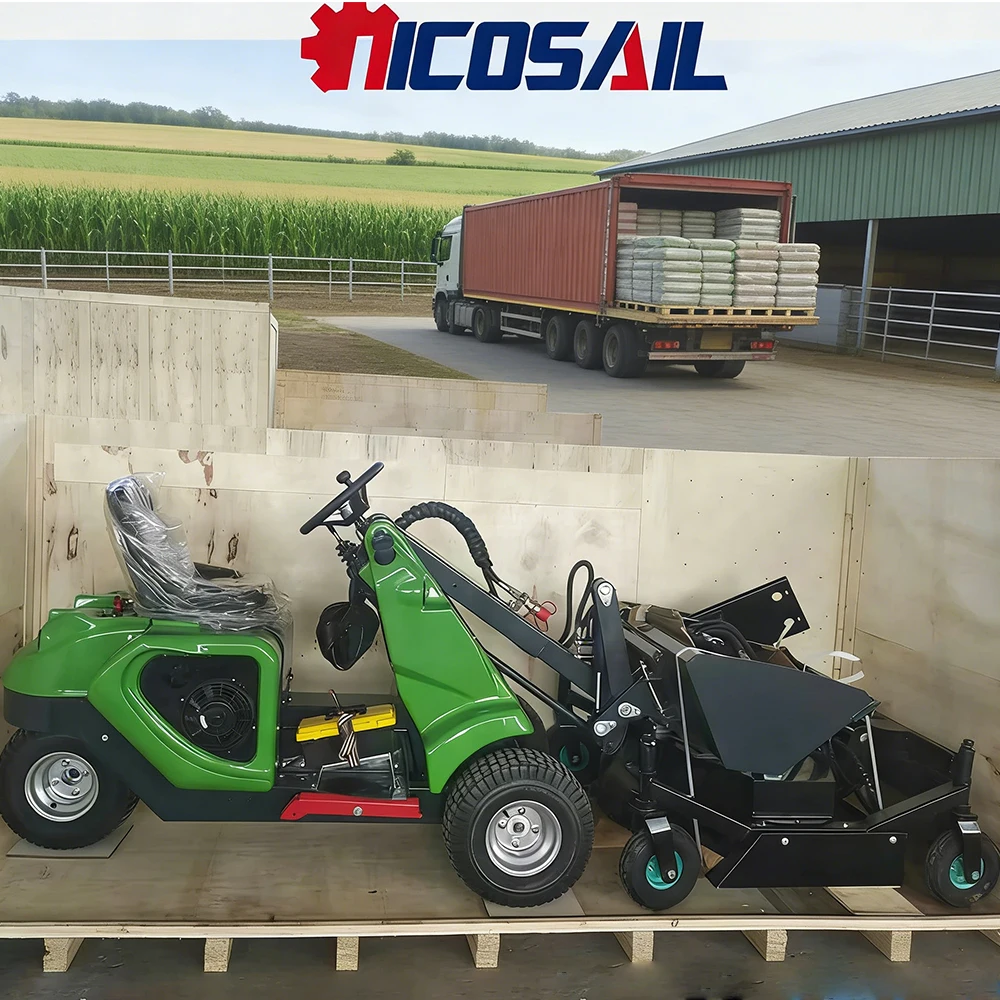 

3 Wheel Mini Skid Steer Loader CE Certified Euro 5 Heavy Duty Compact Easy Operation for Farm Garden Construction