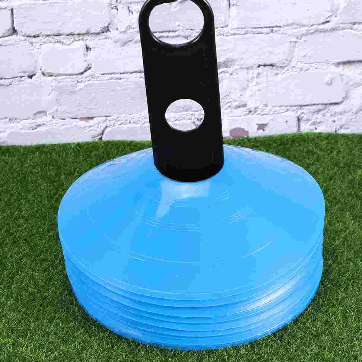 

26 Pcs Football Training Marker Tray Disc Cone Soccer Equipment Sports Obstacle