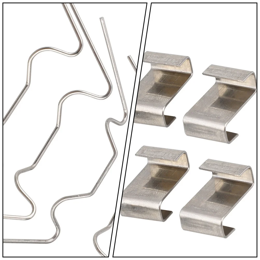 

1Set Greenhouse Glass Pane Fixing Clips Stainless Steel Reinforced Glazing Z Overlap Clip Strong Wire Clamp for Farm