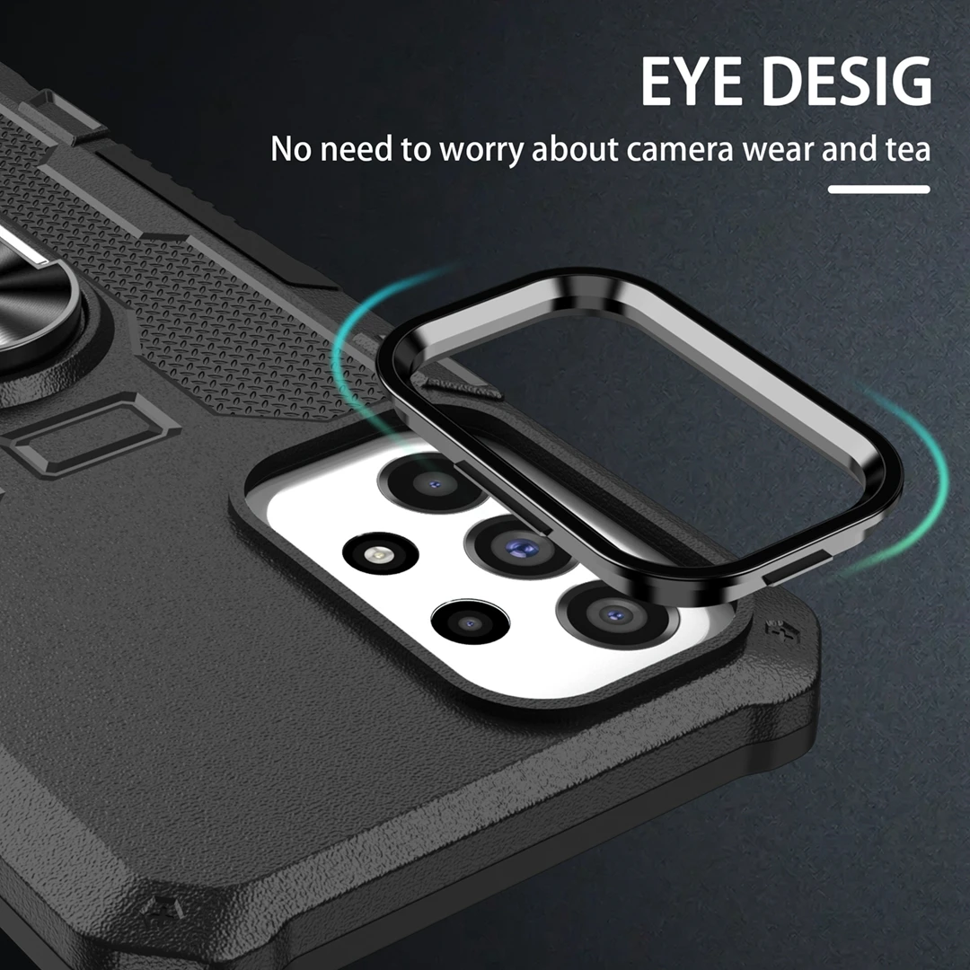 For Infinix Hot 12 Play Case Luxury Armor Shockproof Phone Case For Infinix Hot 9 10 11 Play 12i Magnetic Ring Holder Back Cover - view 6