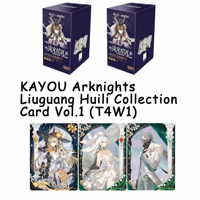 KAYOU Arknights Flowing Light Gift Collection Cards Vol.1 Premium Trading Card Game Official Gift Set For Fans
