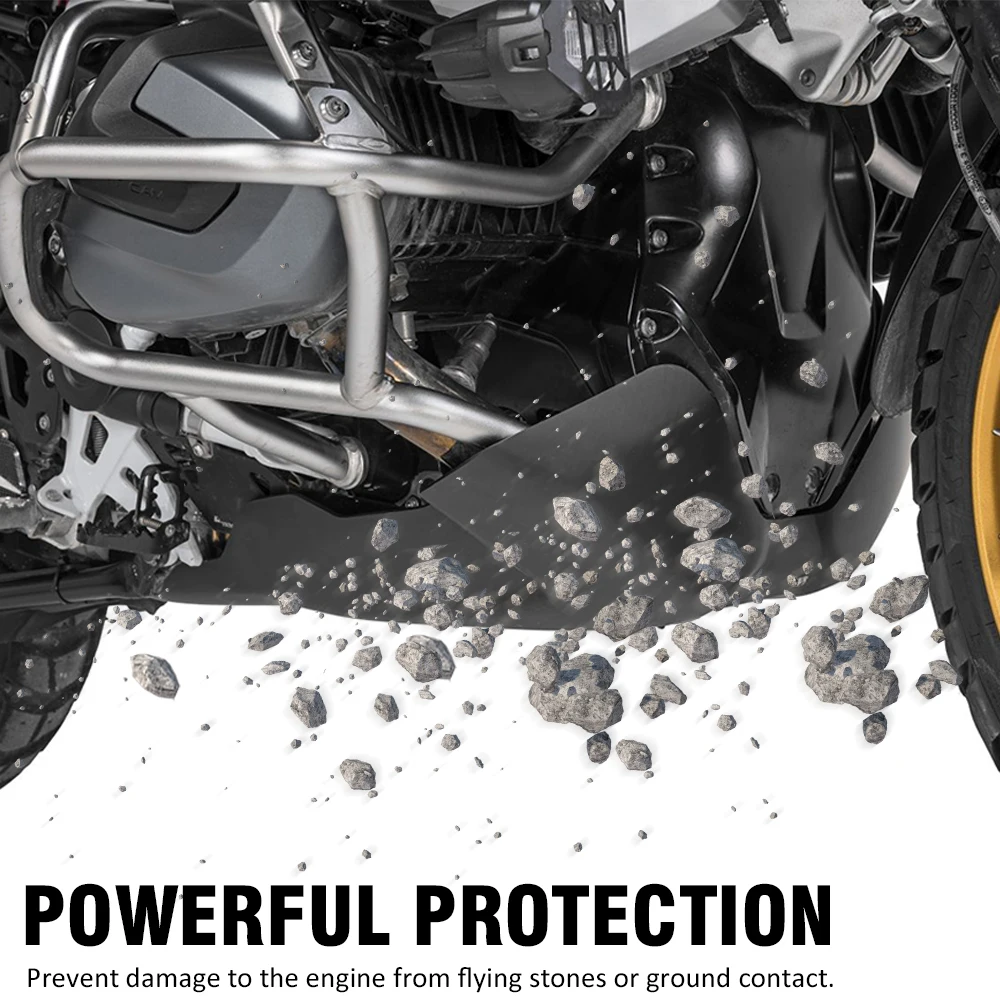 Fit For BMW R 1250 GS Adv Rallye R1250GS Adventure Motorcycle Engine Protector Chassis Protection Cover Exhaust Guard Skid Plate