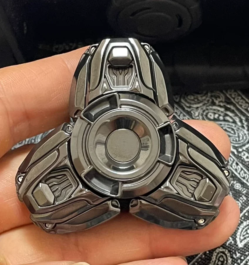 Used EDC Teiri Zirconium Shock String Stress Relief Toy Haptic Spinner Fingertip Gyroscope Decompression Toys