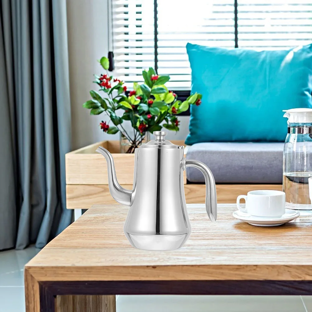 

Stainless Steel Water Kettle Design Kitchen Tea Pot Household Tea Kettle Convenient Infuser Safe Anti-Scald