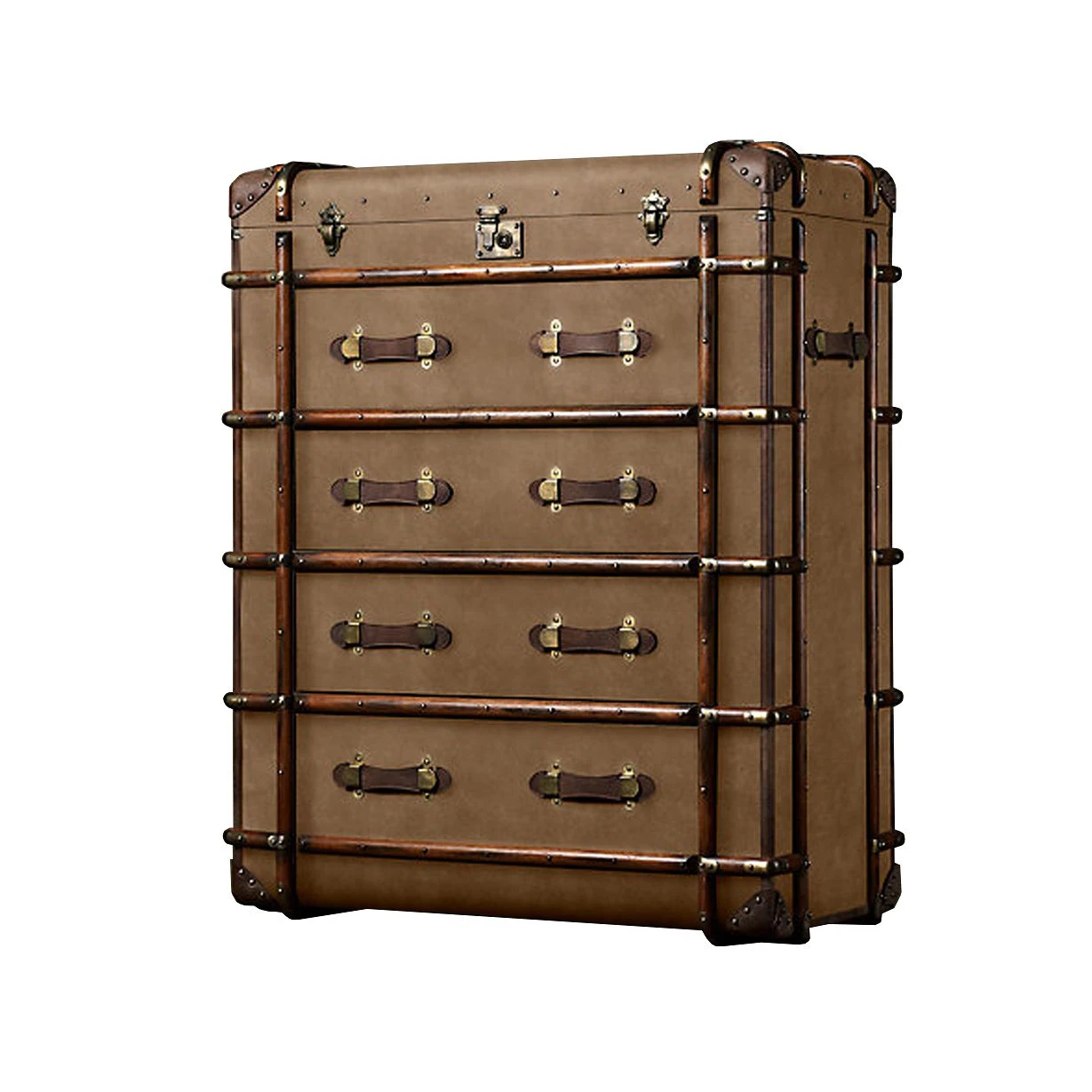 

Ретро кожаный багажник для хранения, набор мебели из 2-х чемоданов, багажник для хранения, декор комнаты