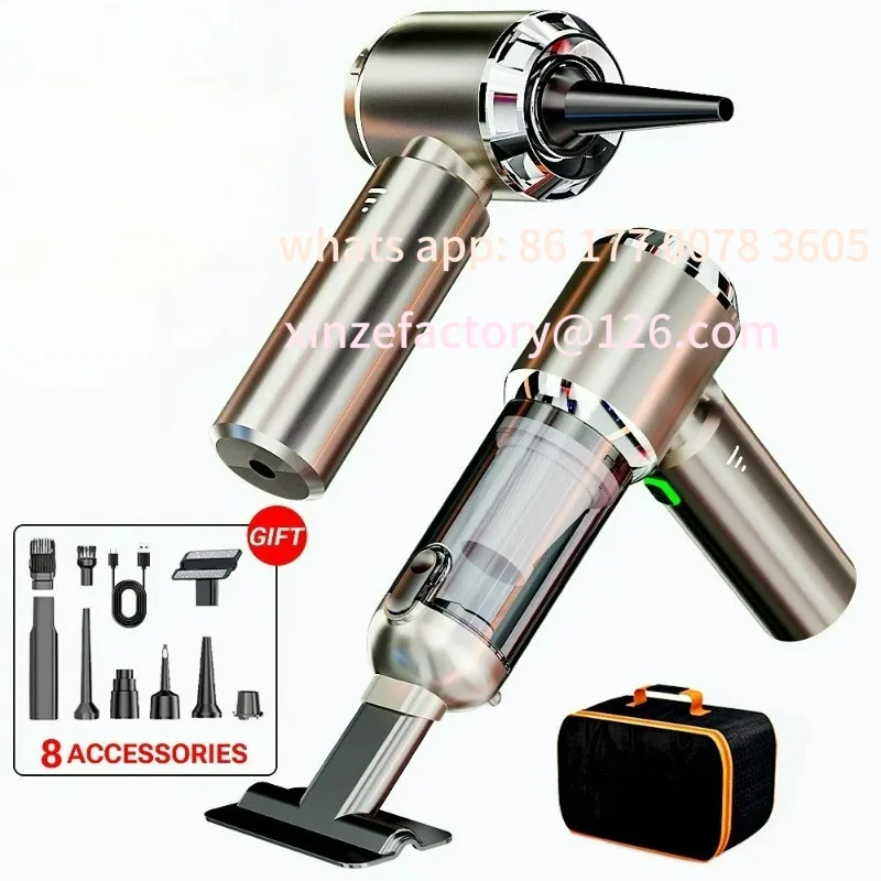

Customizable Portable Handheld Wireless Machianr Mini Vacuum Cleaner Strong Suction Car Vacuum Cleaner