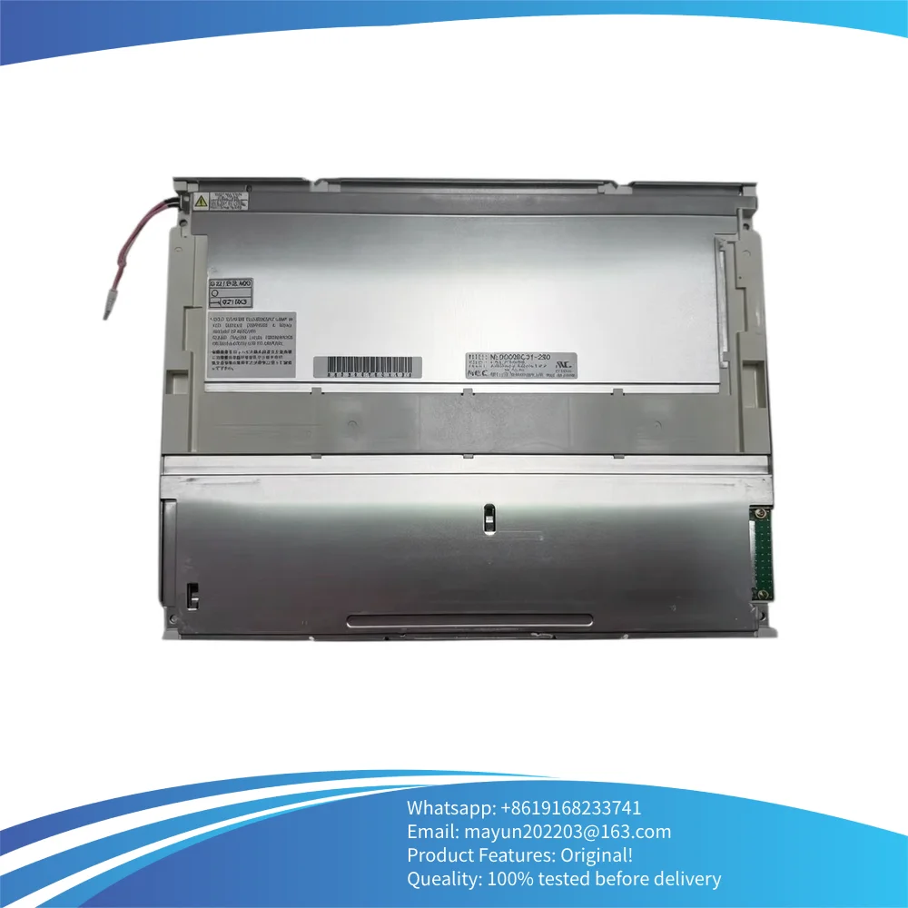 NL8060BC31-41C Tela LCD industrial original de 12,1 polegadas